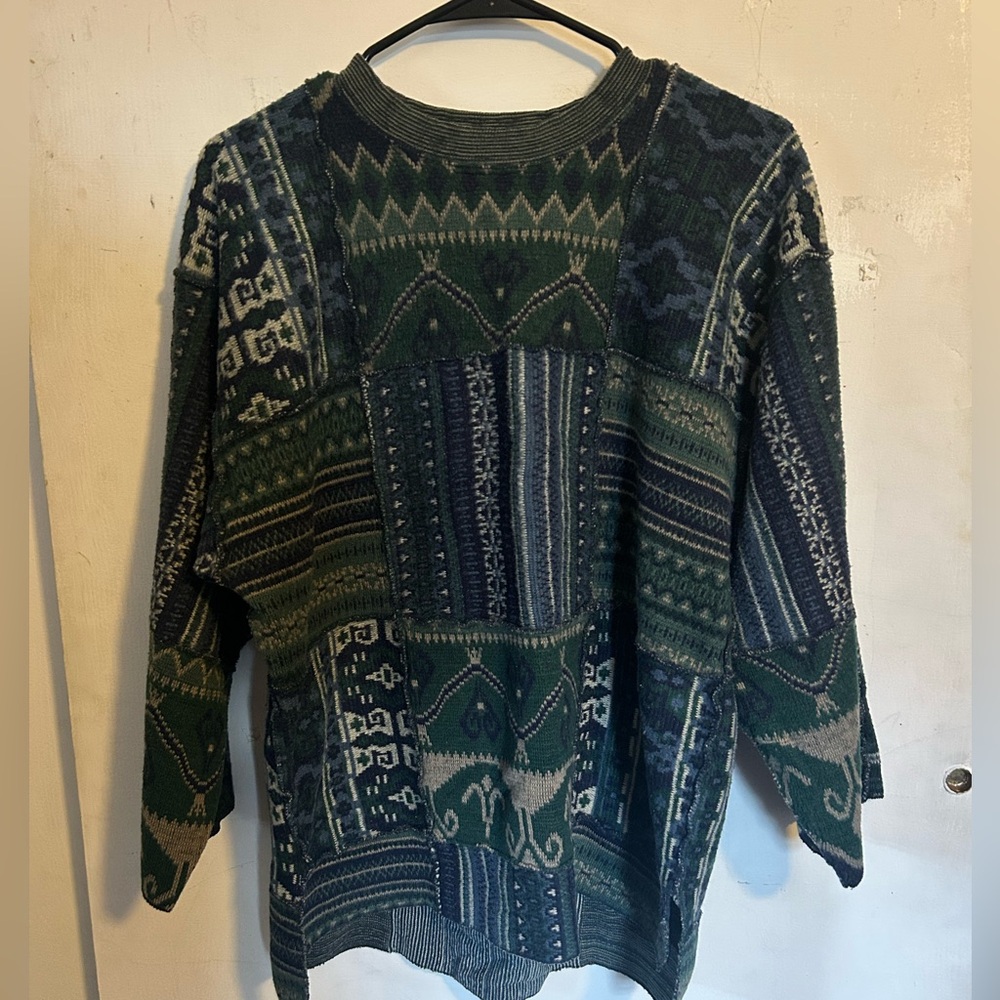 Vintage Patterned Express Sweater